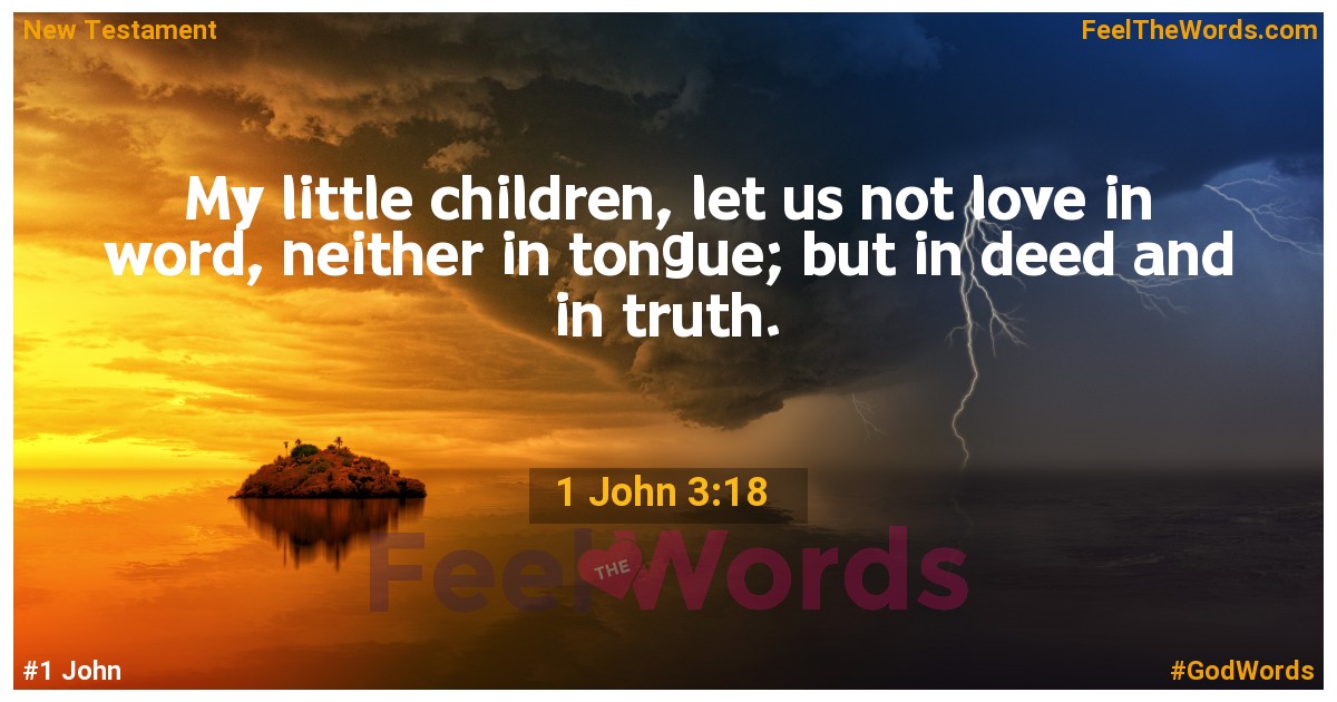 1 John 3:18