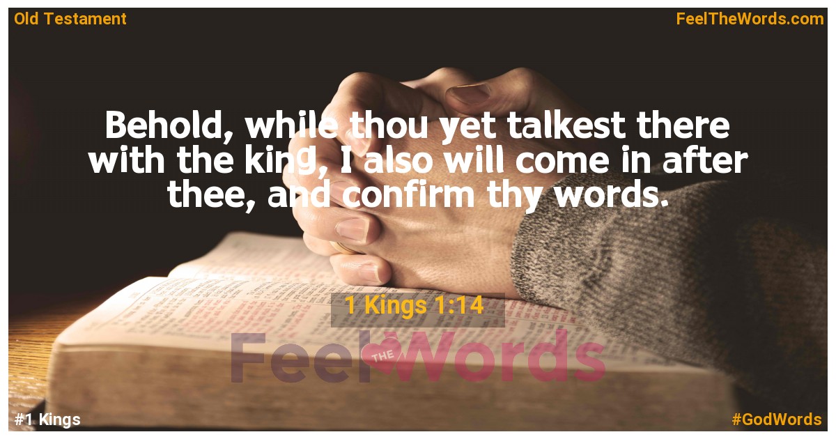 1 Kings 1:14