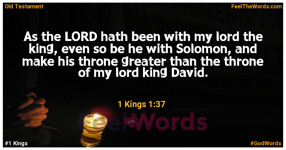 1 Kings 1:37