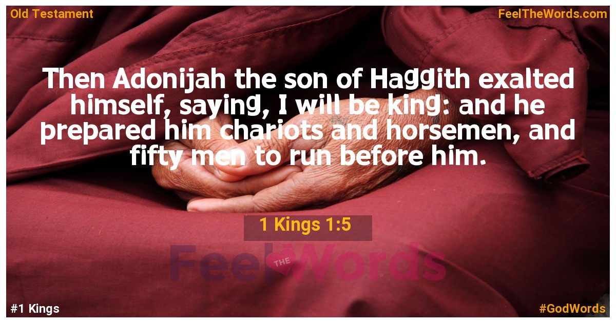 1 Kings 1:5