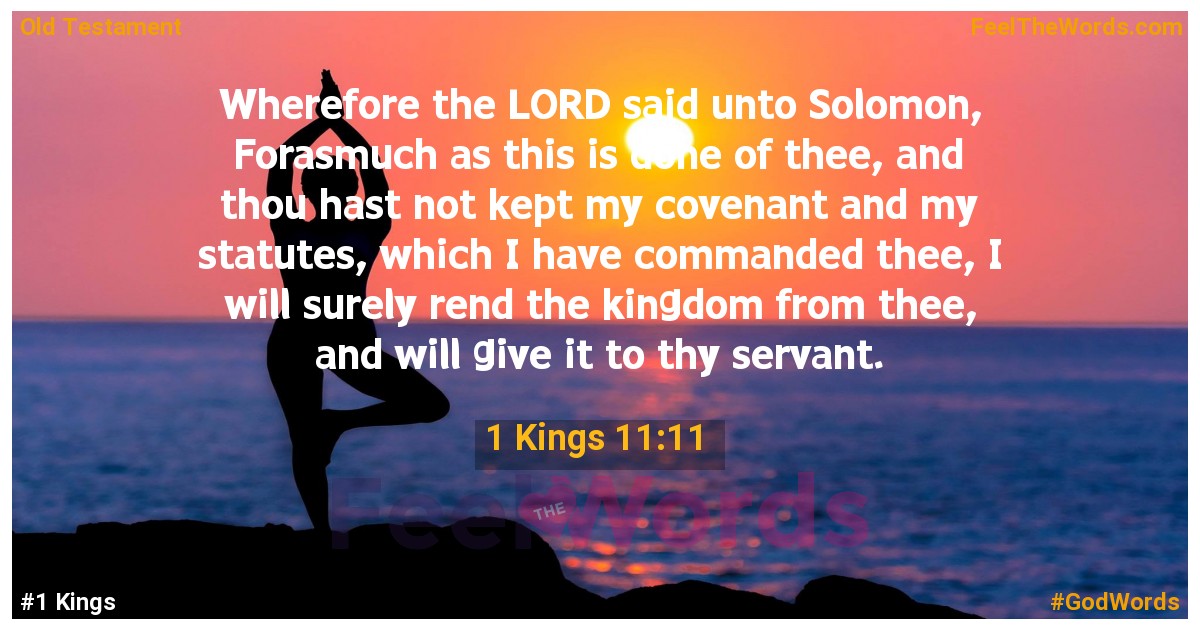 1 Kings 11:11