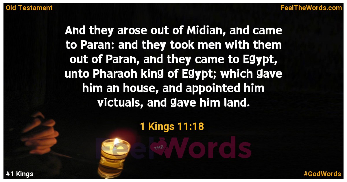 1 Kings 11:18