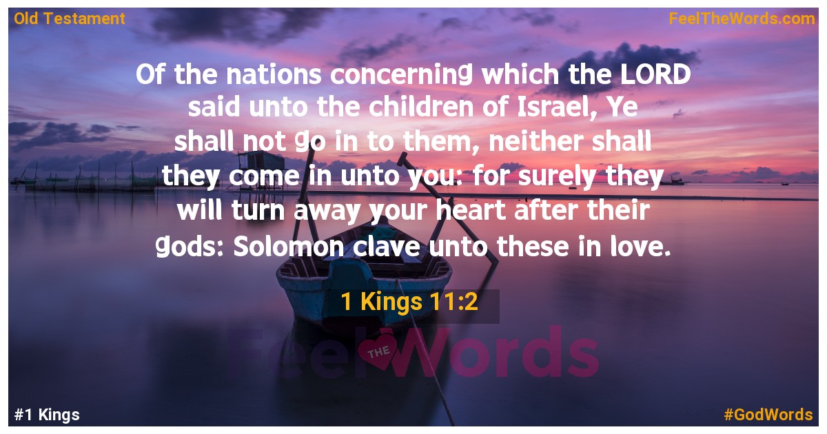 1 Kings 11:2