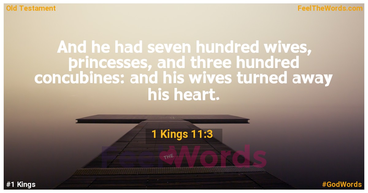 1 Kings 11:3