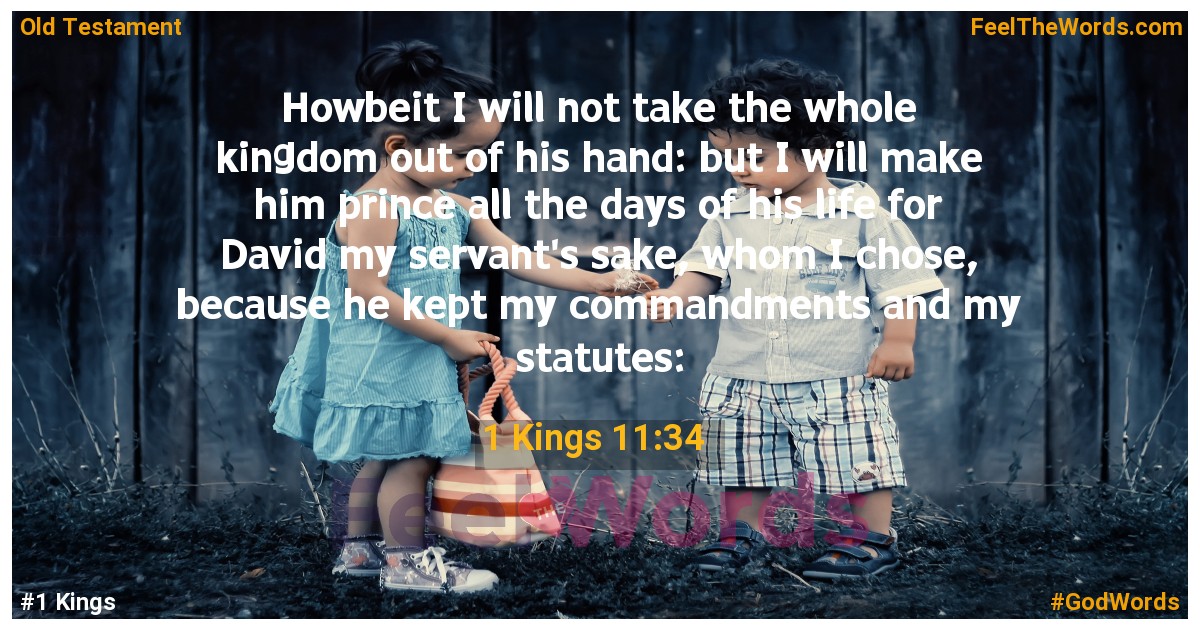 1 Kings 11:34