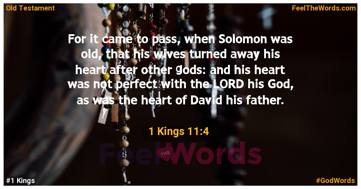 1 Kings 11:4