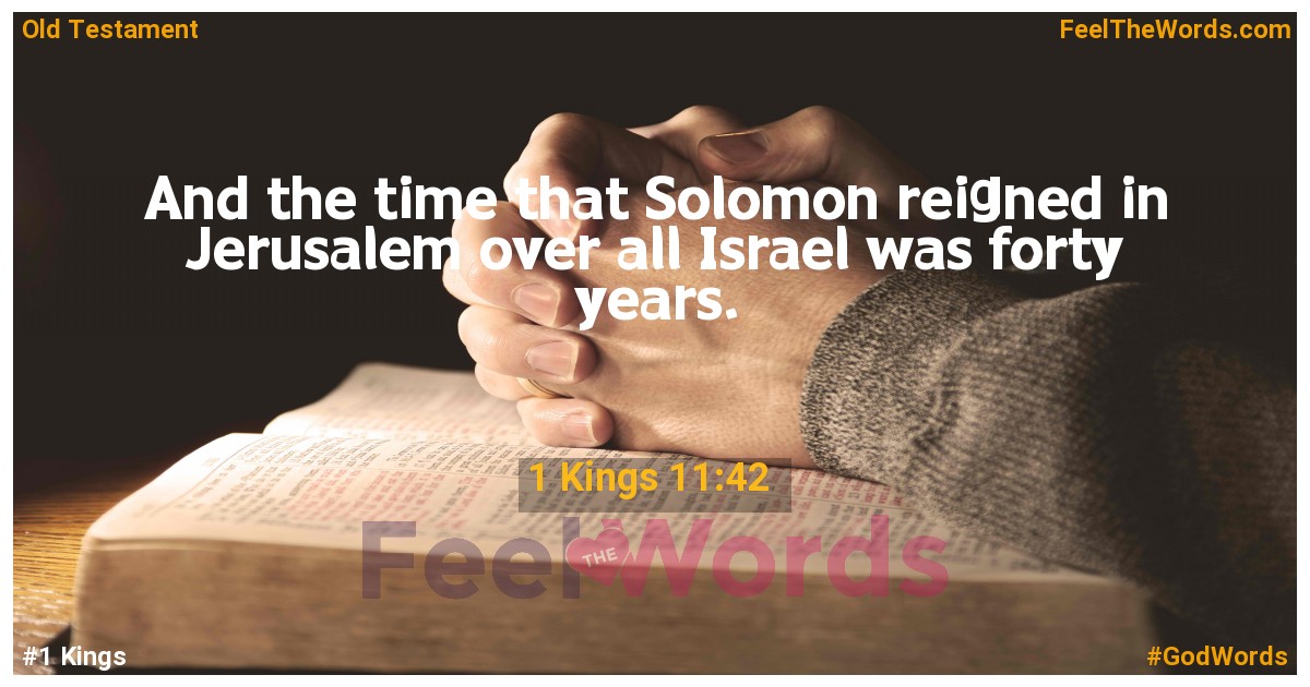 1 Kings 11:42