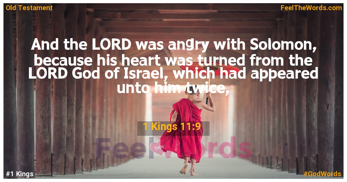 1 Kings 11:9