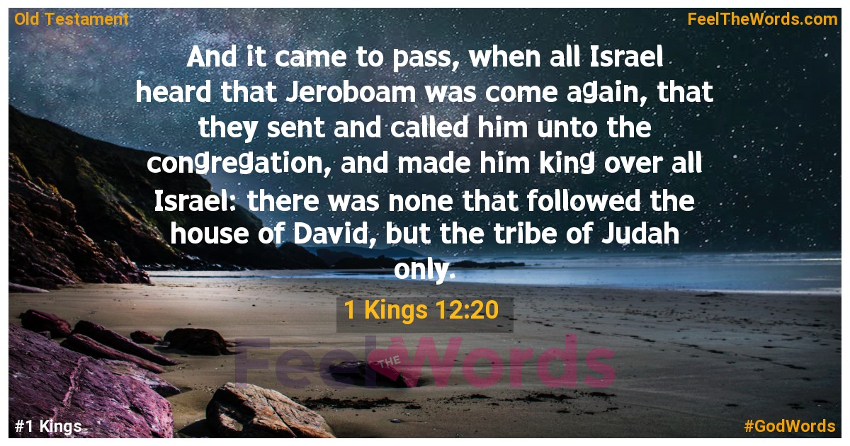 1 Kings 12:20