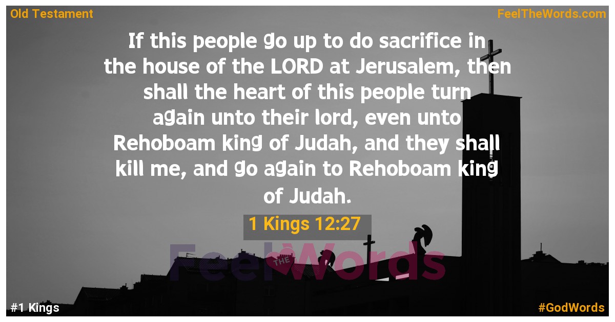 1 Kings 12:27