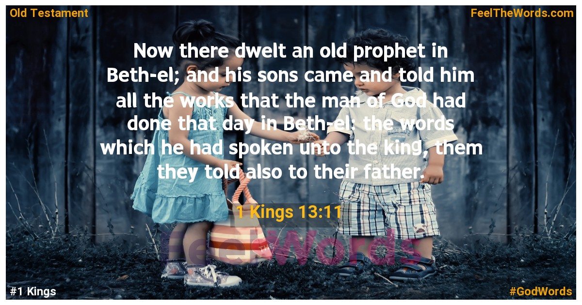 1 Kings 13:11