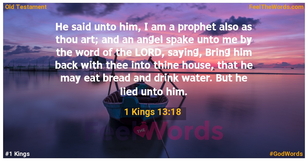 1 Kings 13:18