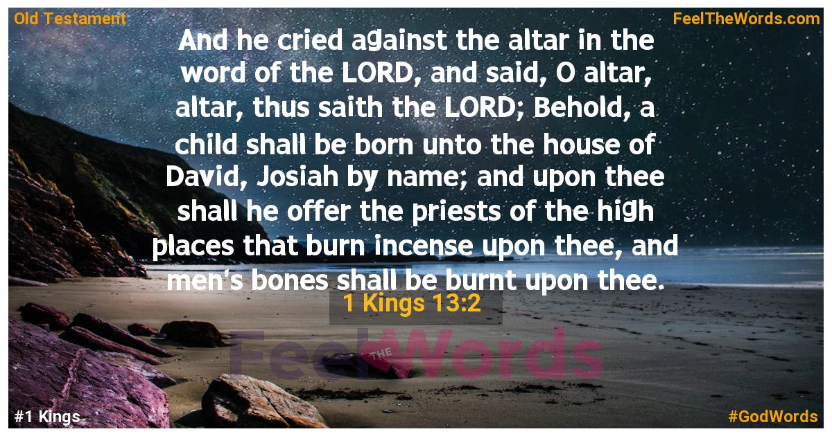 1 Kings 13:2