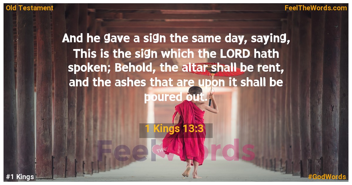 1 Kings 13:3