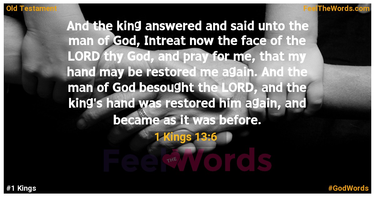 1 Kings 13:6