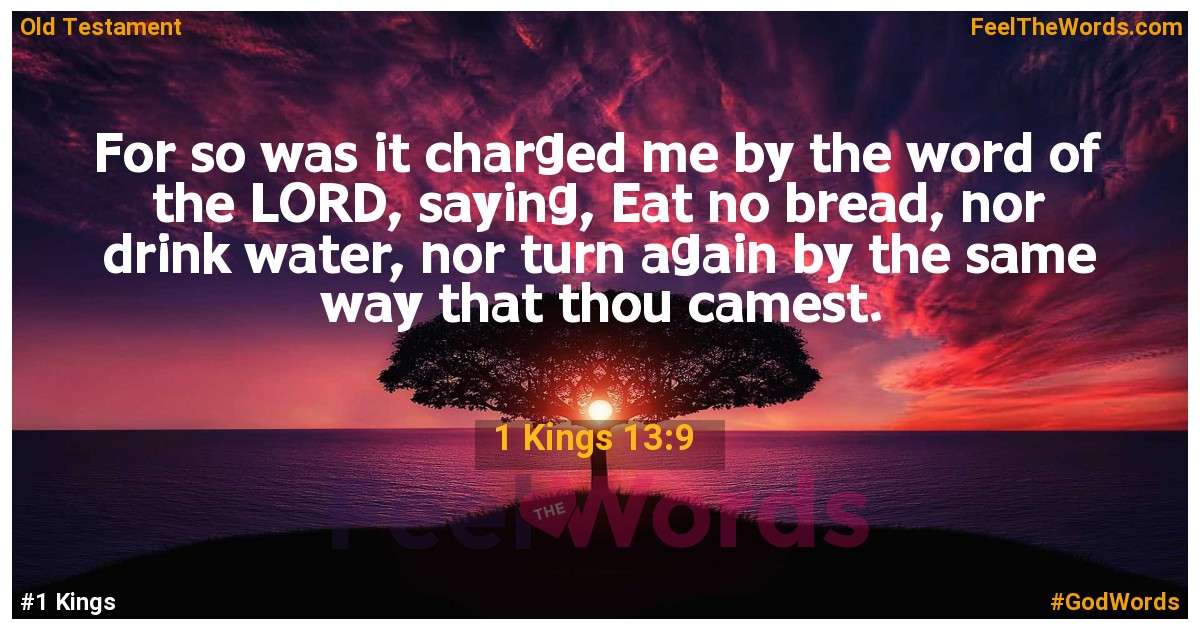 1 Kings 13:9