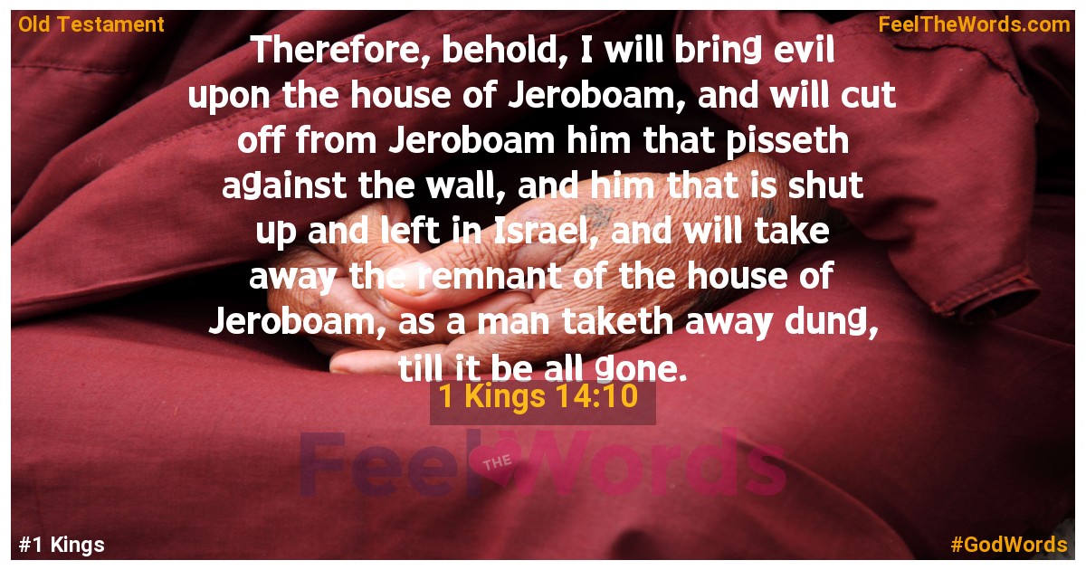 1 Kings 14:10