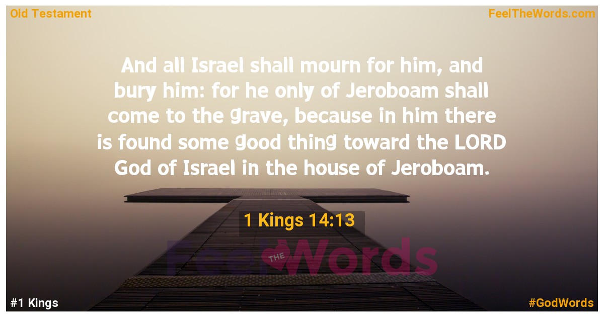 1 Kings 14:13