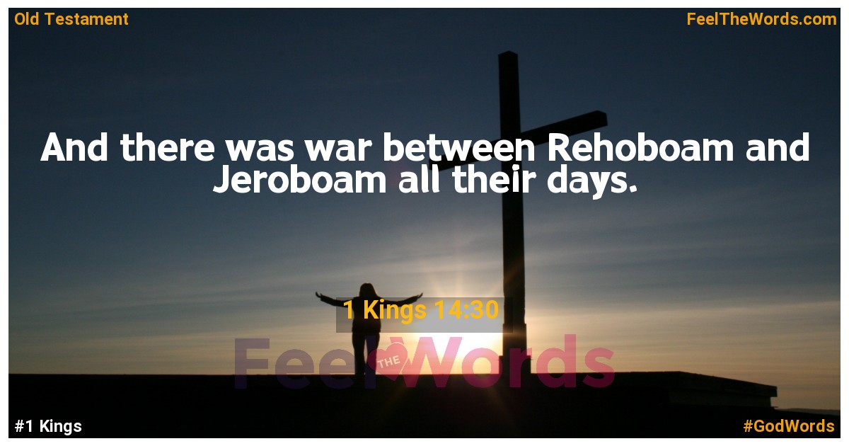 1 Kings 14:30