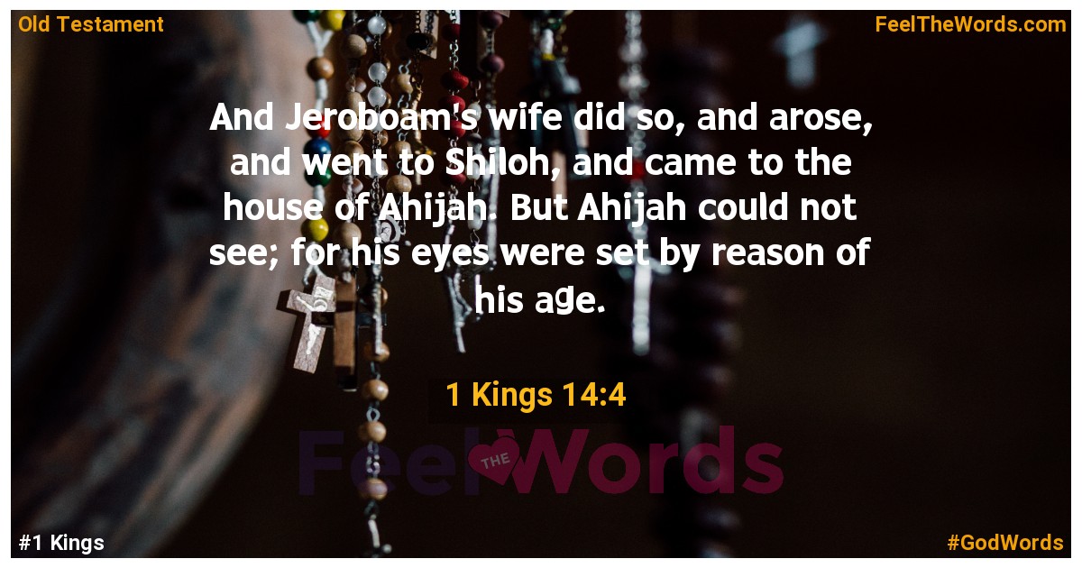 1 Kings 14:4