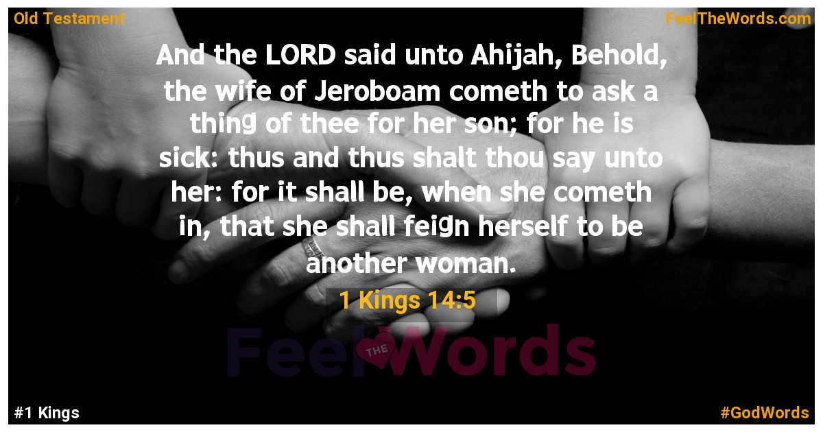 1 Kings 14:5
