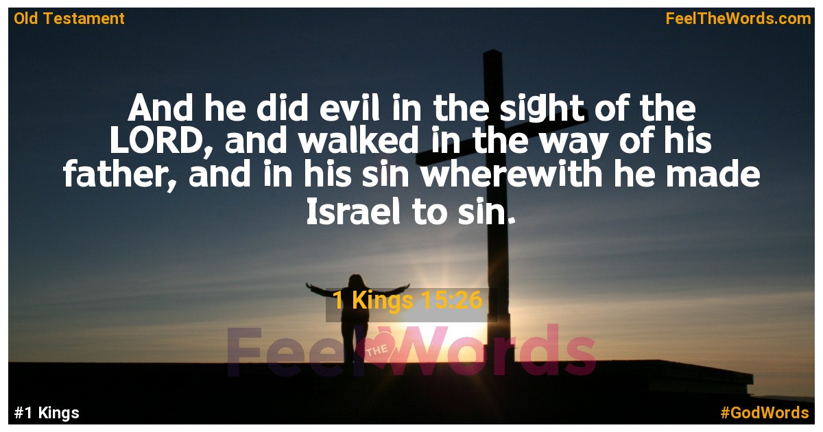 1 Kings 15:26