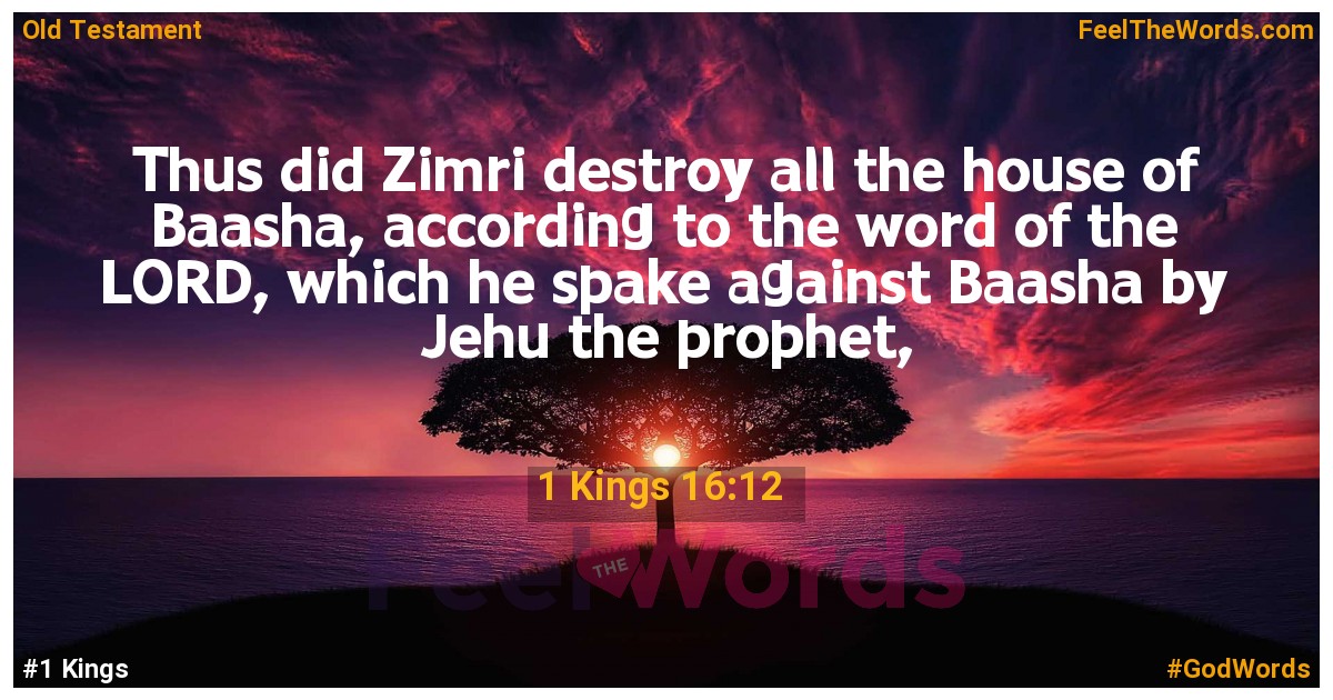 1 Kings 16:12