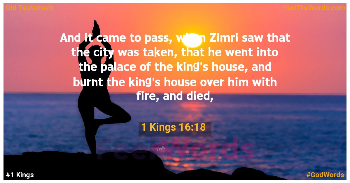 1 Kings 16:18
