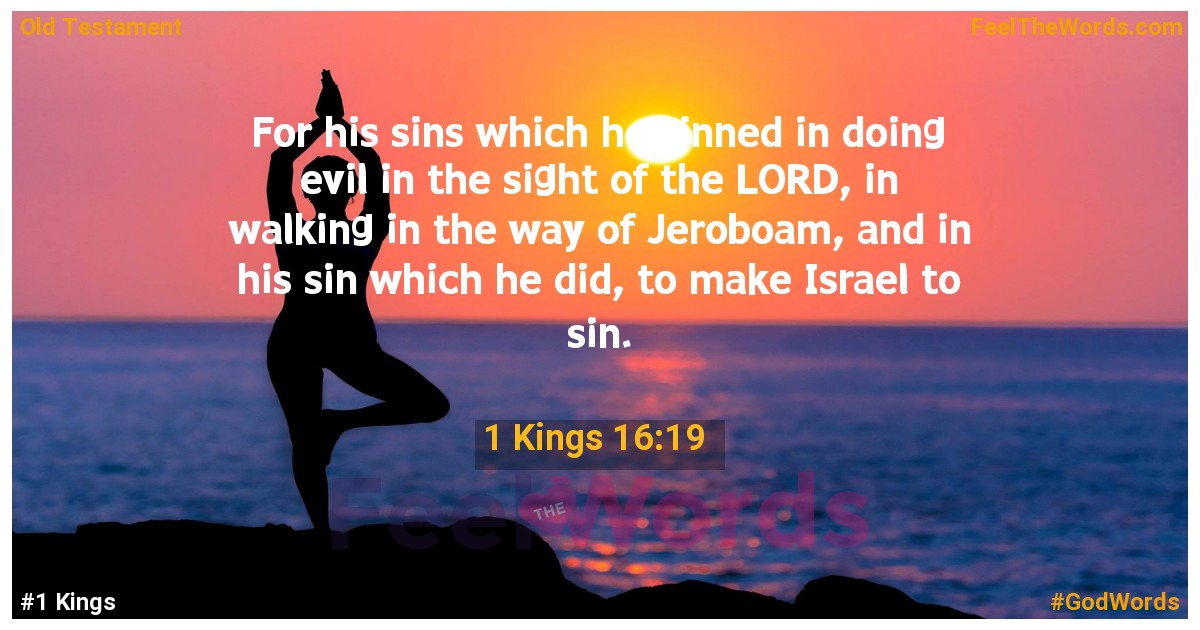 1 Kings 16:19