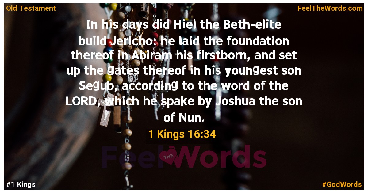 1 Kings 16:34