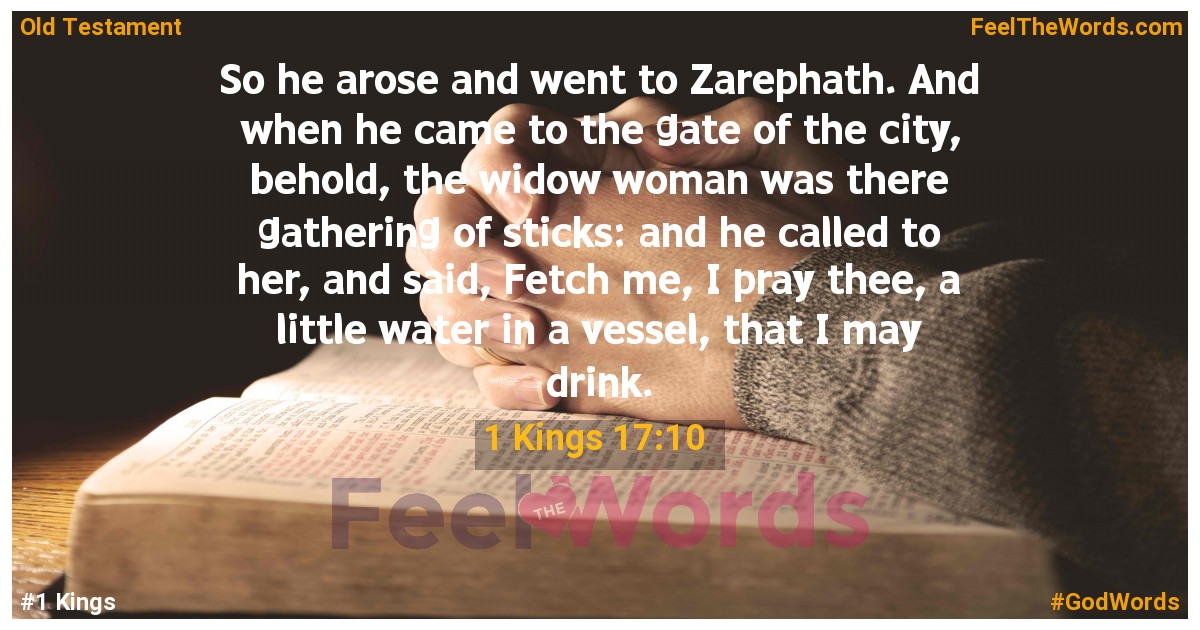 1 Kings 17:10