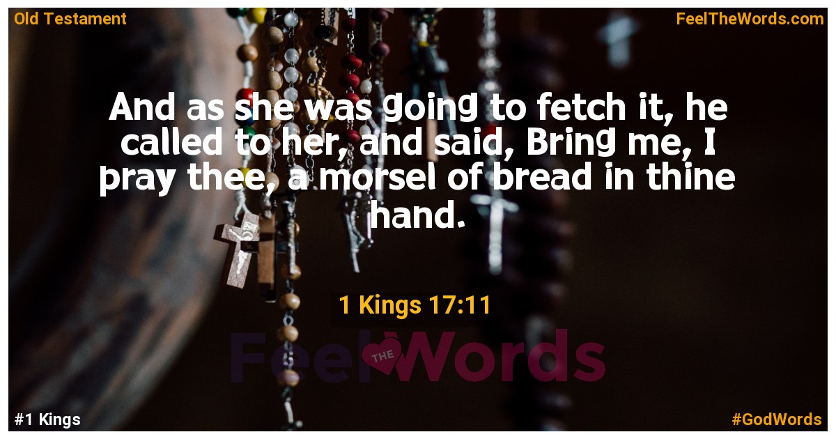 1 Kings 17:11
