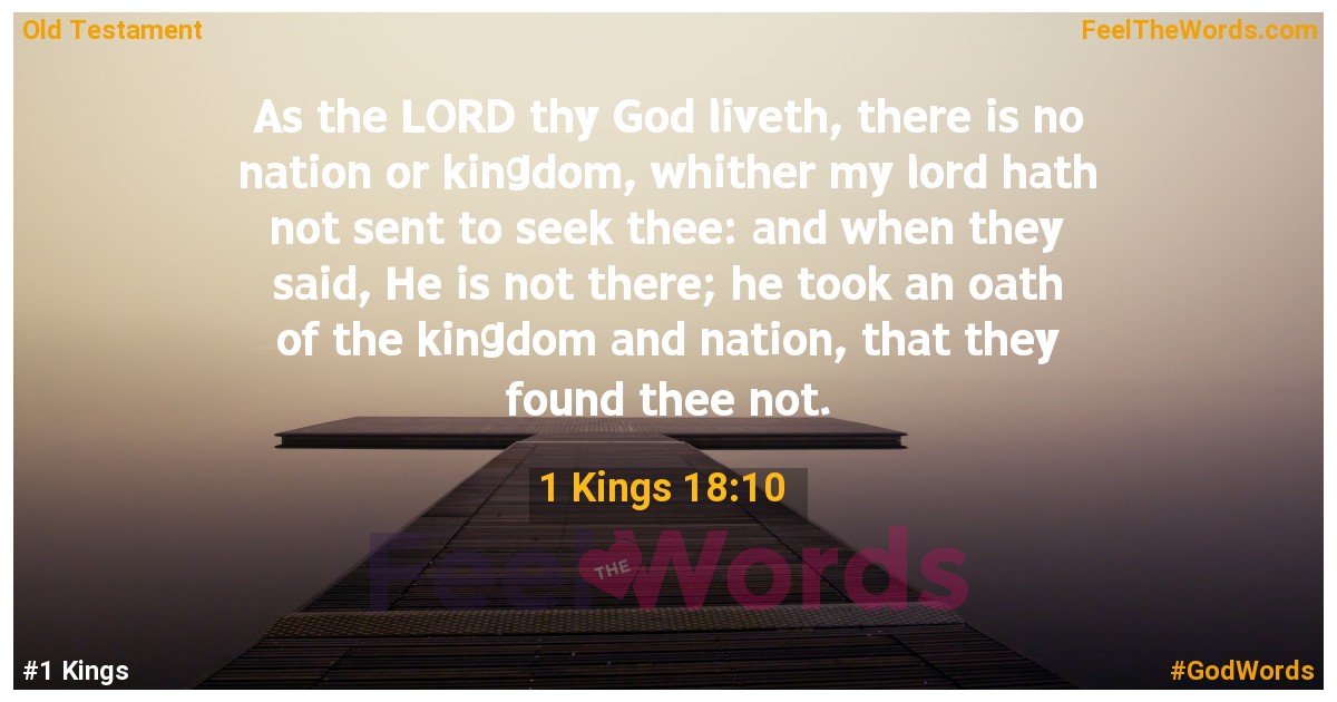 1 Kings 18:10