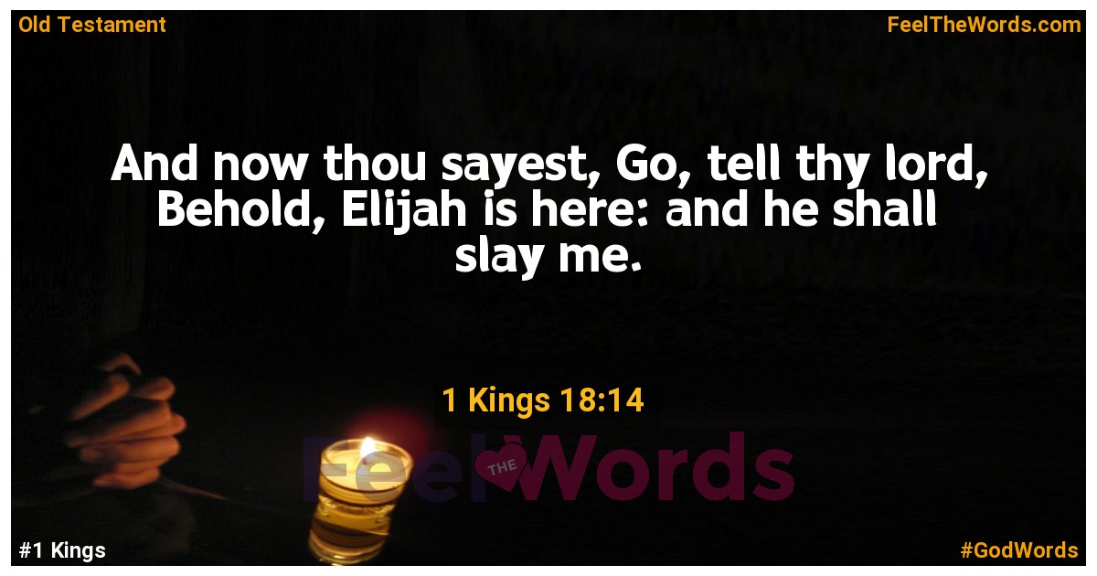 1 Kings 18:14