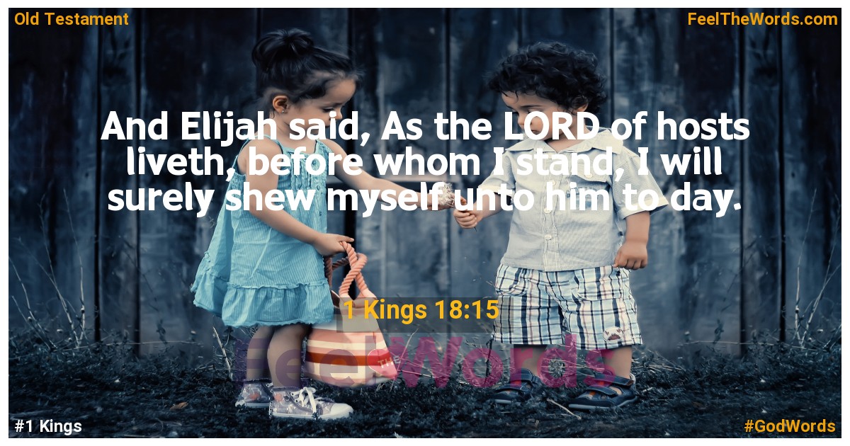 1 Kings 18:15
