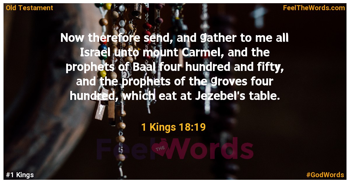 1 Kings 18:19