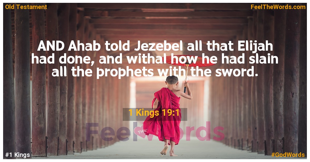 1 Kings 19:1