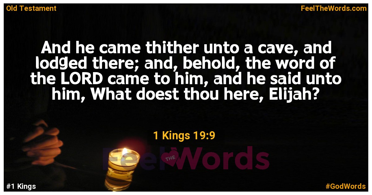 1 Kings 19:9