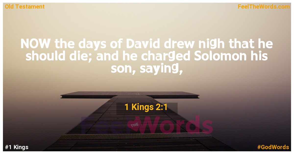 1 Kings 2:1