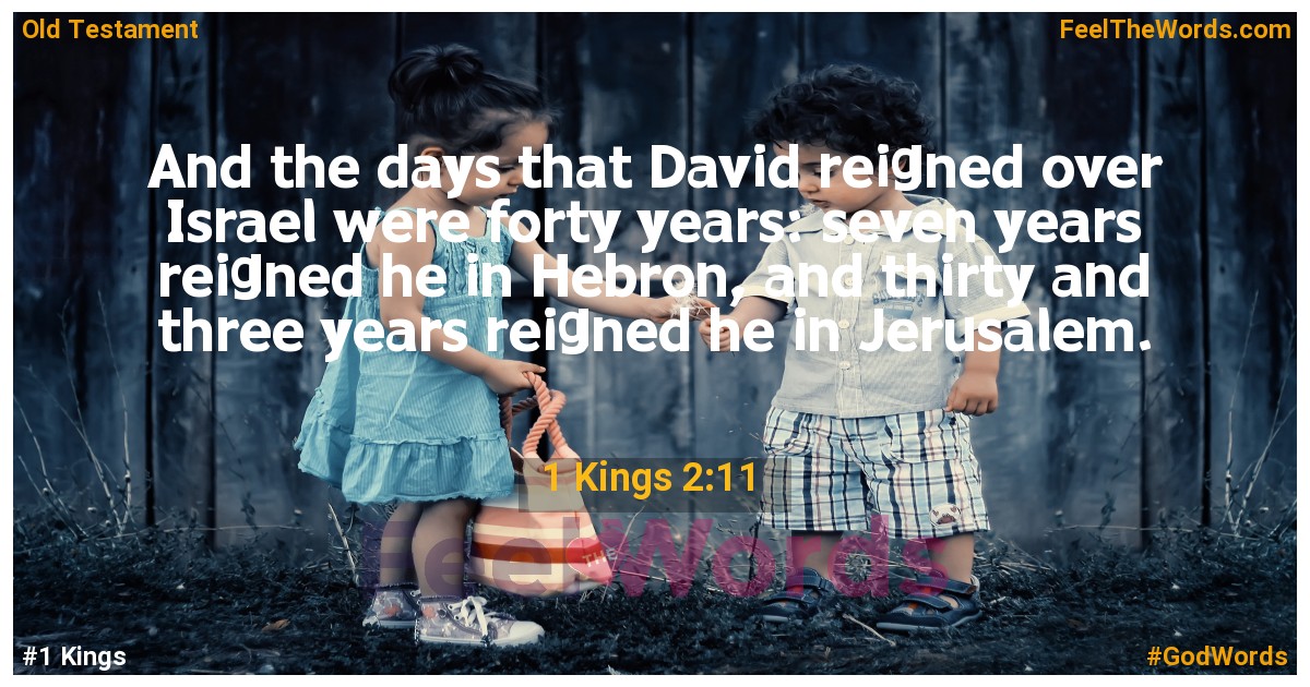 1 Kings 2:11