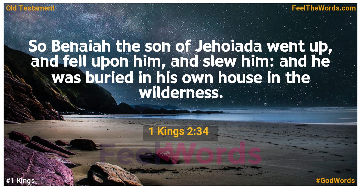 1 Kings 2:34