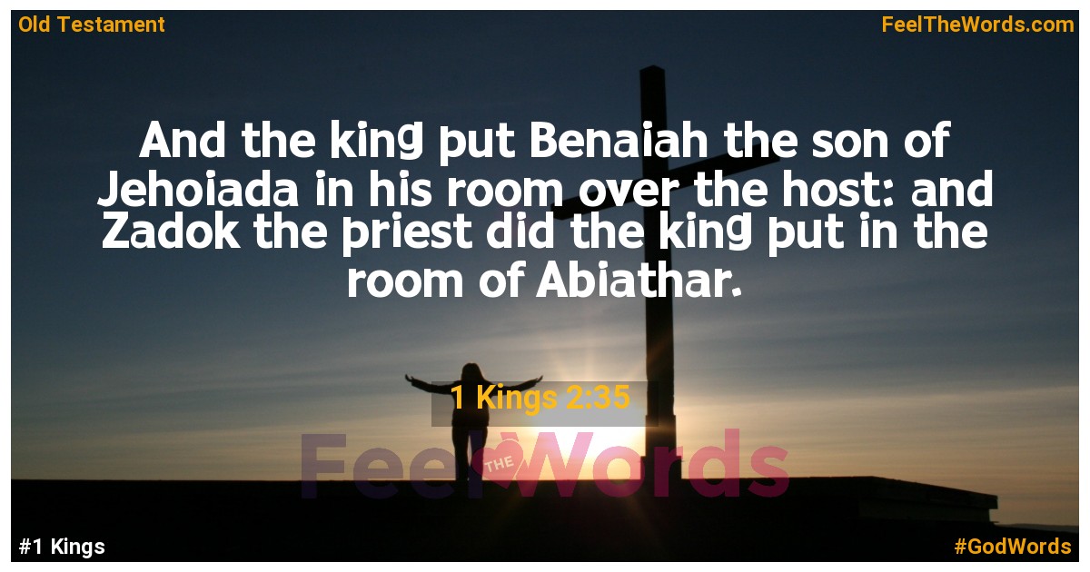 1 Kings 2:35