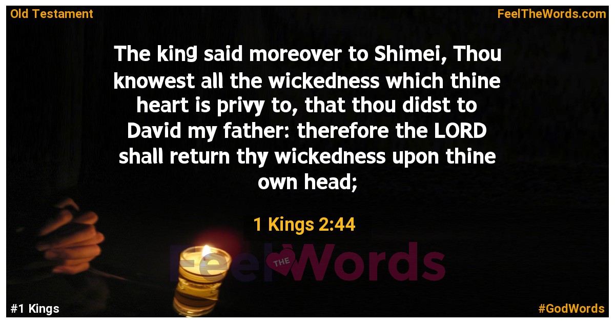 1 Kings 2:44