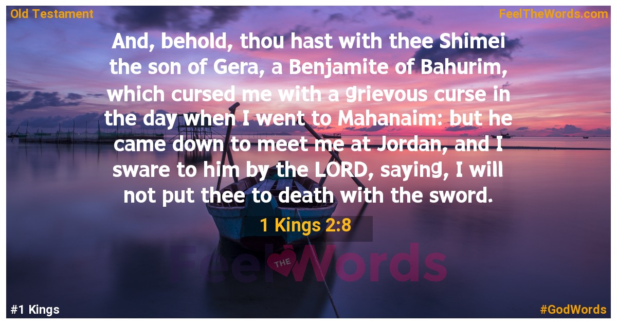 1 Kings 2:8