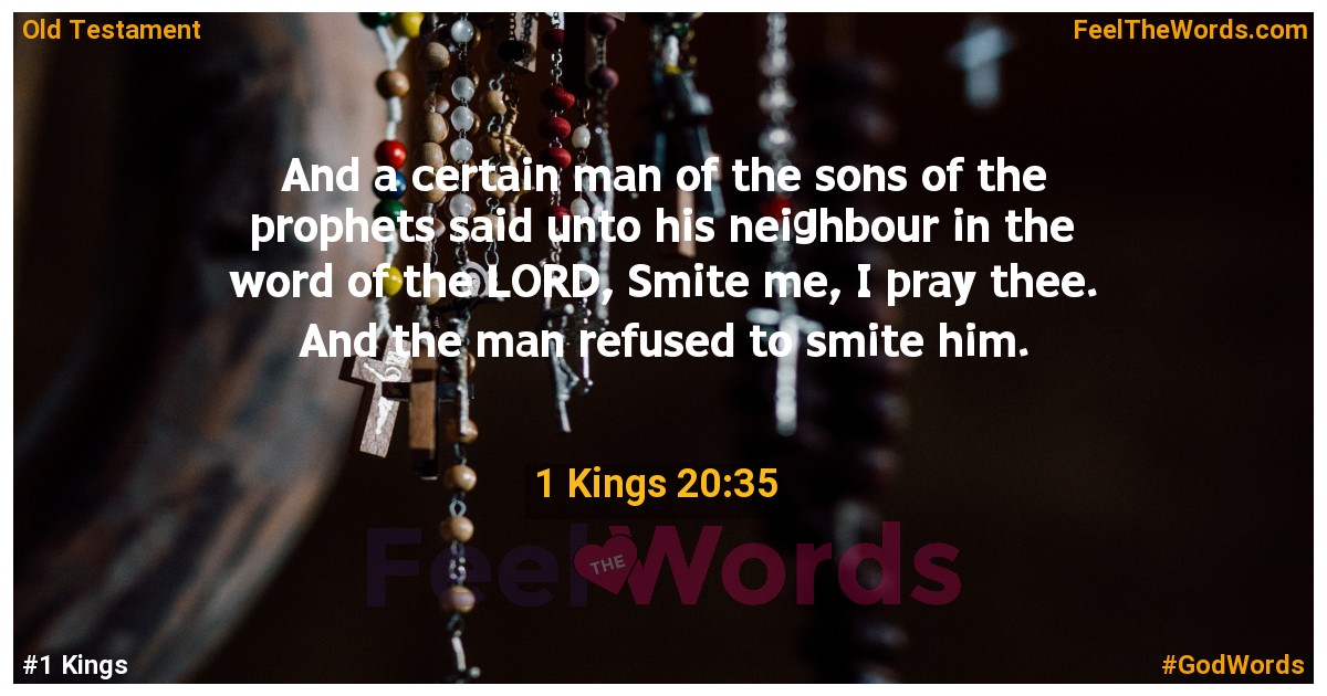 1 Kings 20:35