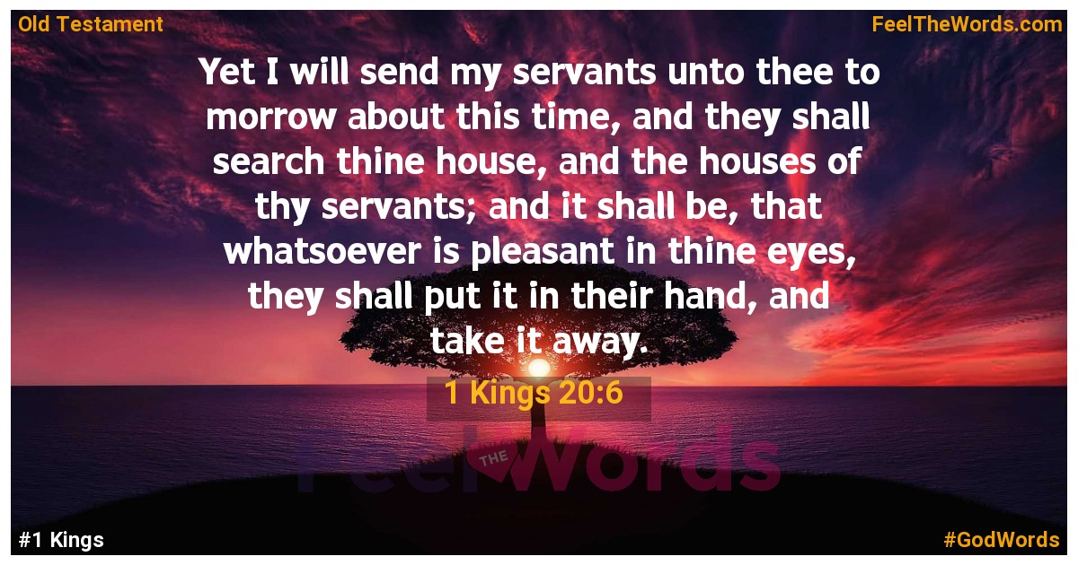 1 Kings 20:6