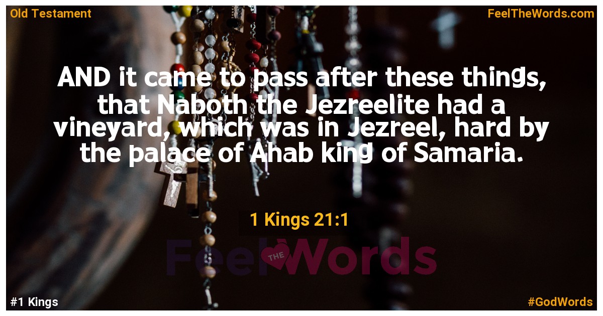 1 Kings 21:1