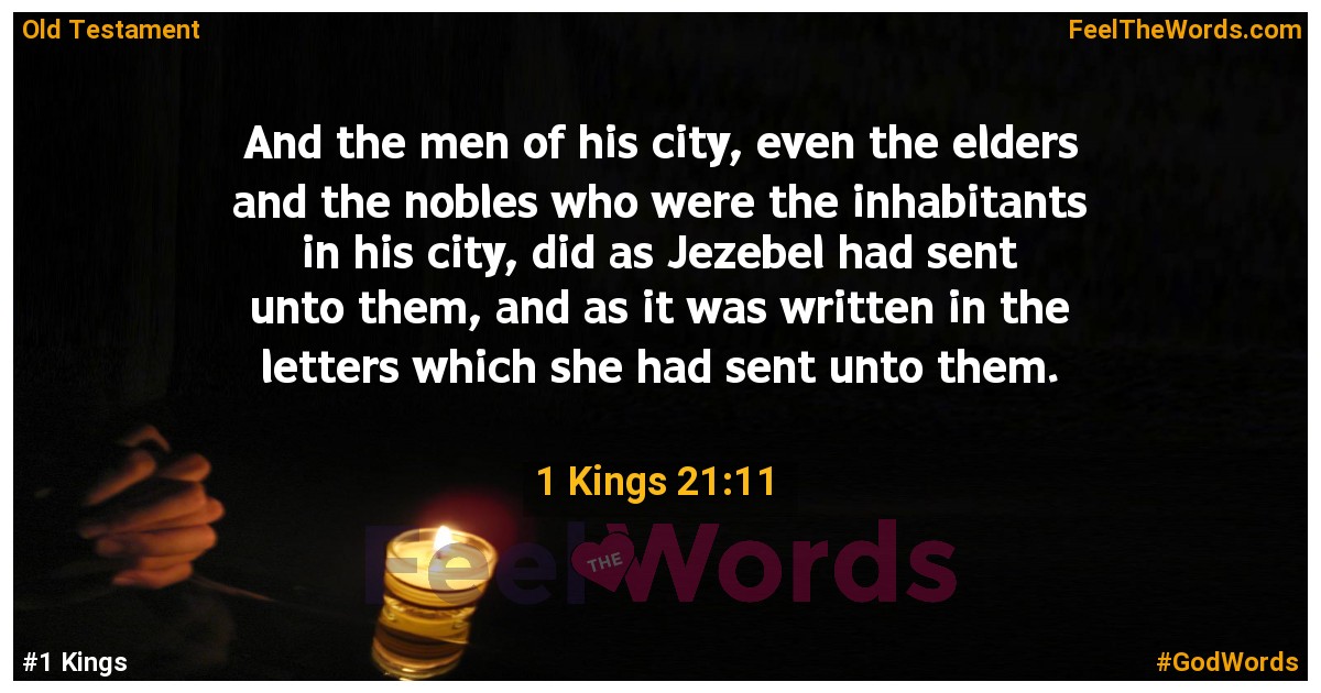 1 Kings 21:11