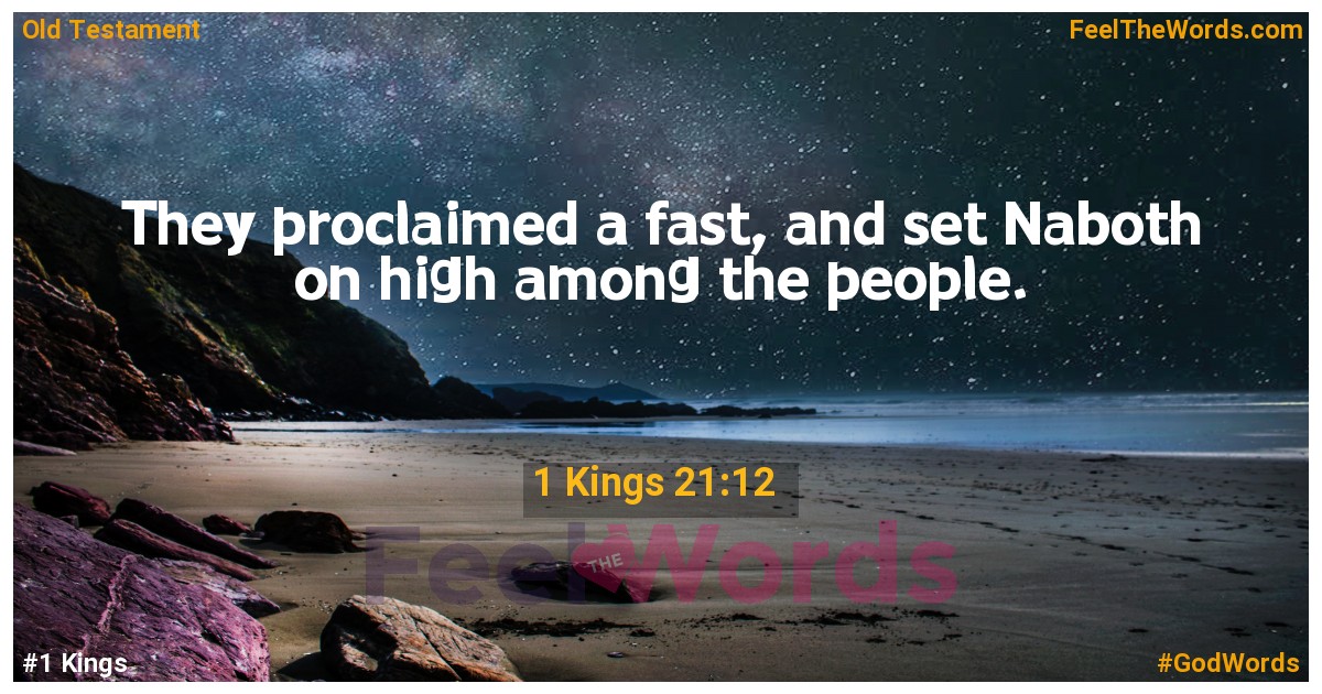 1 Kings 21:12