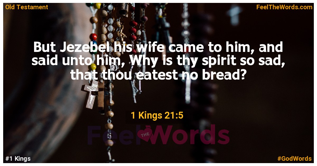 1 Kings 21:5